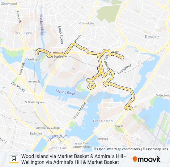 112 Bus Line Map