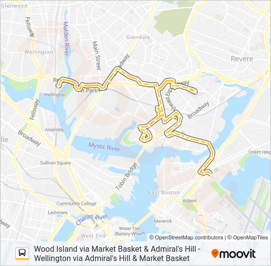 112 Bus Line Map