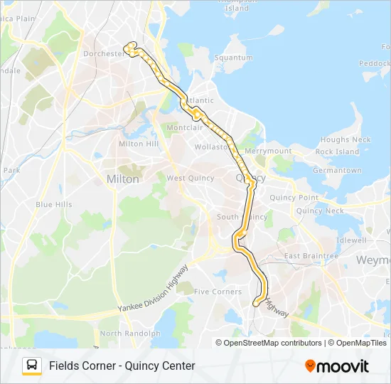 210 Bus Line Map