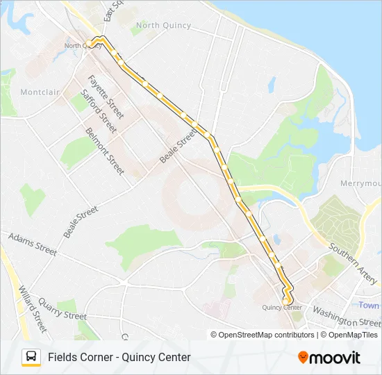 210 Bus Line Map