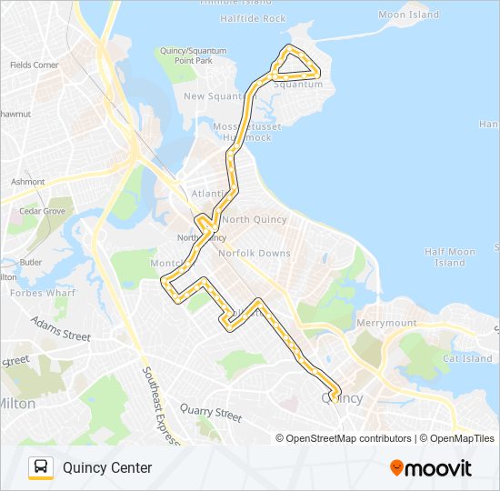 211 bus Line Map