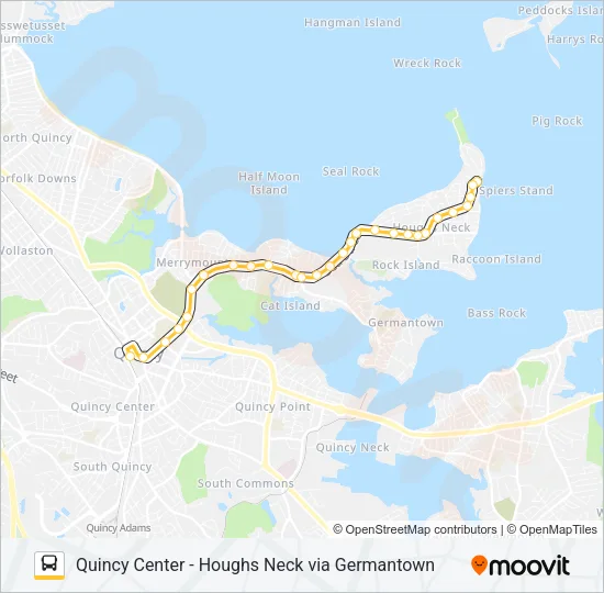 216 Bus Line Map