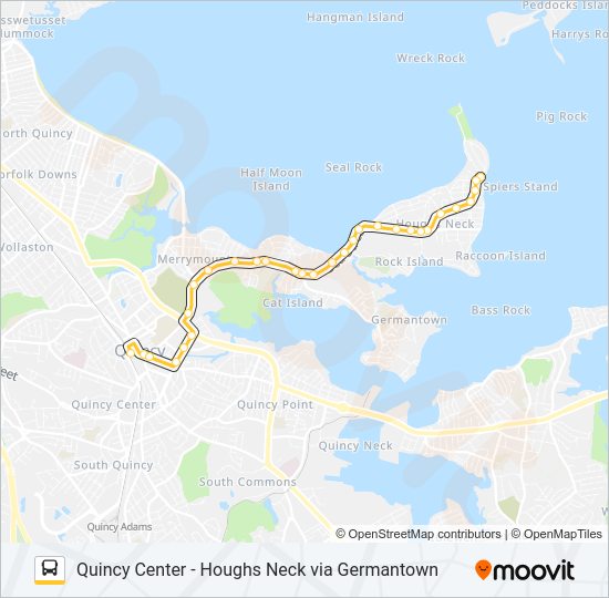 216 Bus Line Map