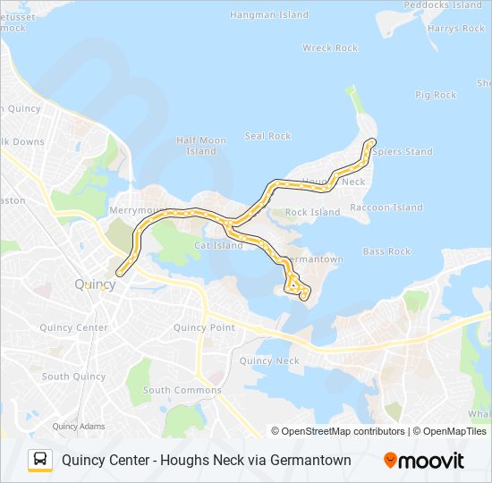 216 Bus Line Map