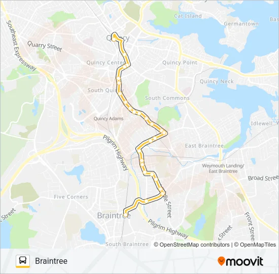 236 Bus Line Map