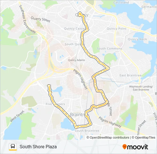 236 Bus Line Map