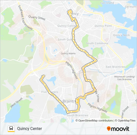 236 Bus Line Map