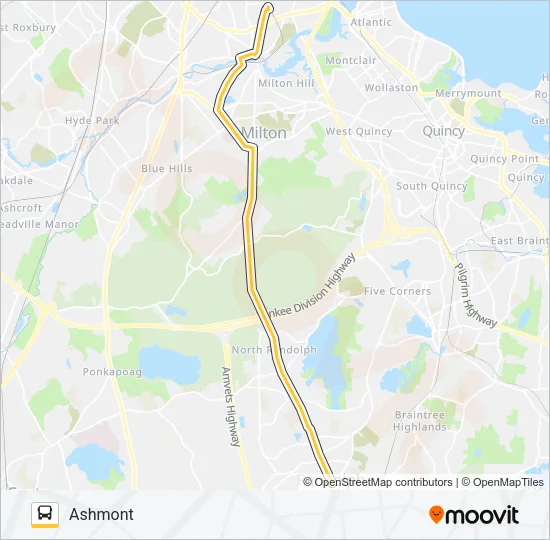 240 Bus Line Map