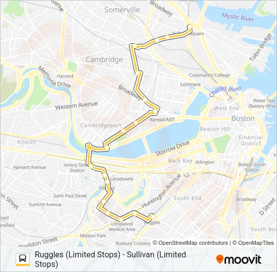 CT2 Bus Line Map