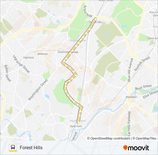 40/50 Bus Line Map