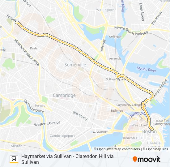 89/93 bus Line Map