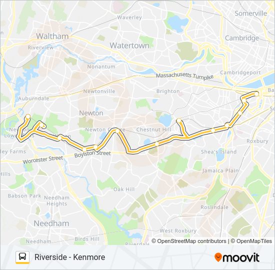 GREEN LINE D SHUTTLE Bus Line Map