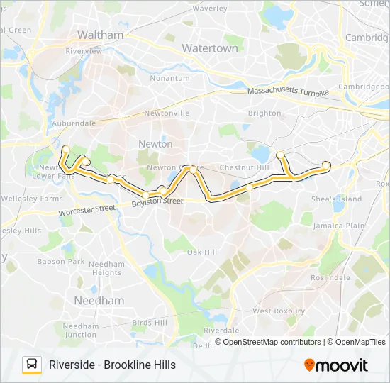 GREEN LINE D SHUTTLE Bus Line Map