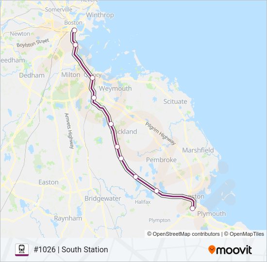 KINGSTON Train Line Map