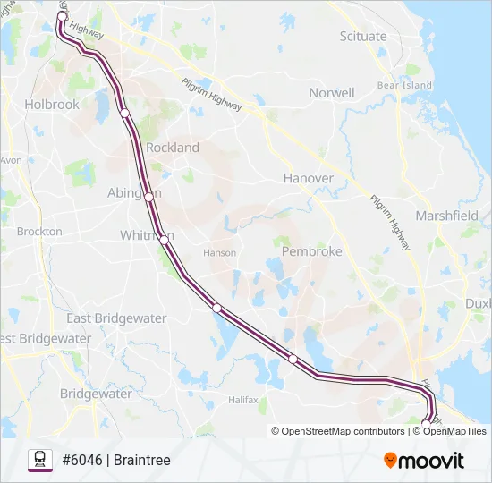 KINGSTON Train Line Map
