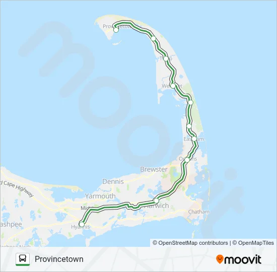 PETER PAN Bus Line Map
