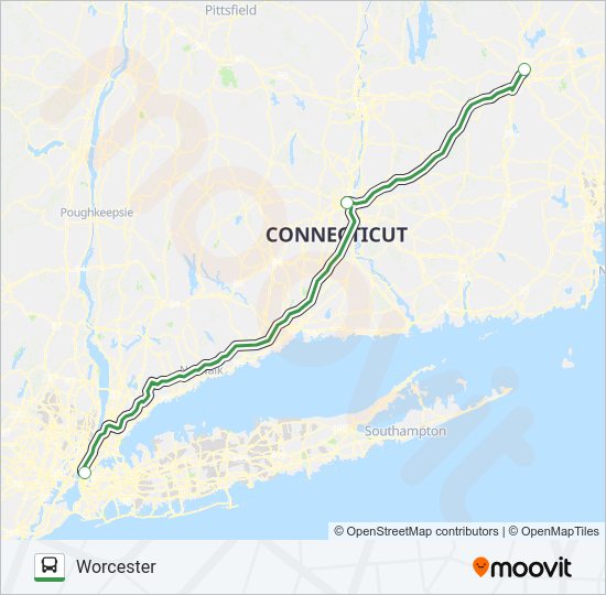 PETER PAN Bus Line Map