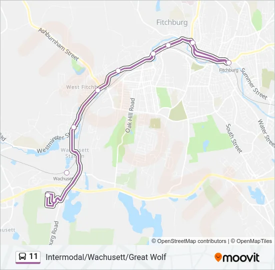 11 Bus Line Map