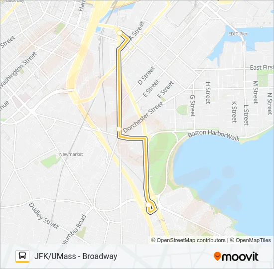 RED LINE SHUTTLE Bus Line Map