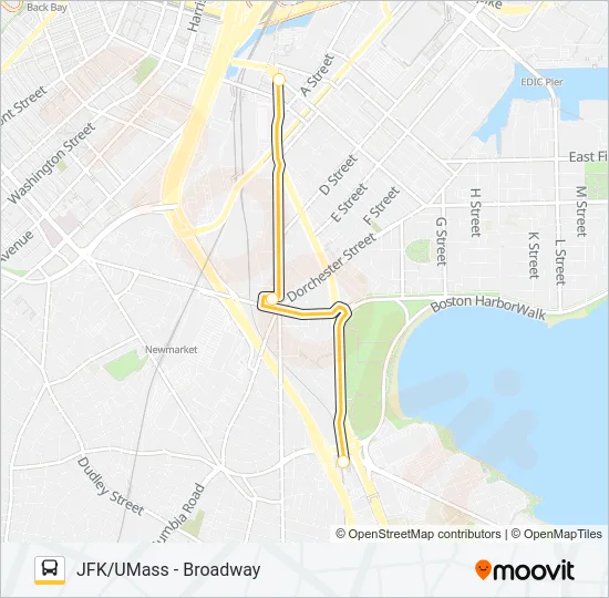 RED LINE SHUTTLE Bus Line Map