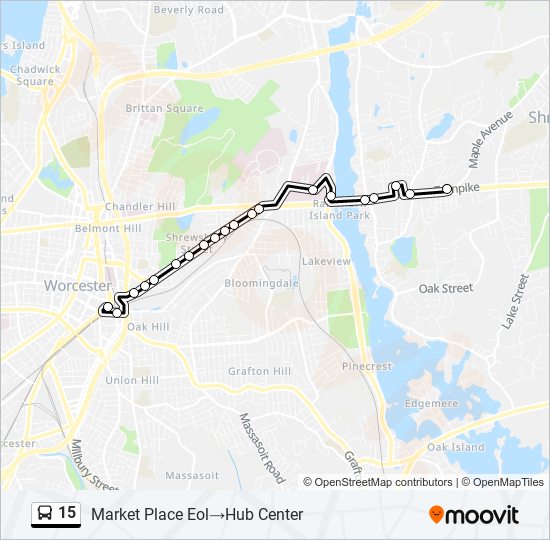 15 bus Line Map