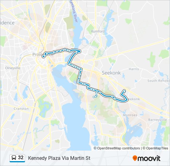 32 bus Line Map