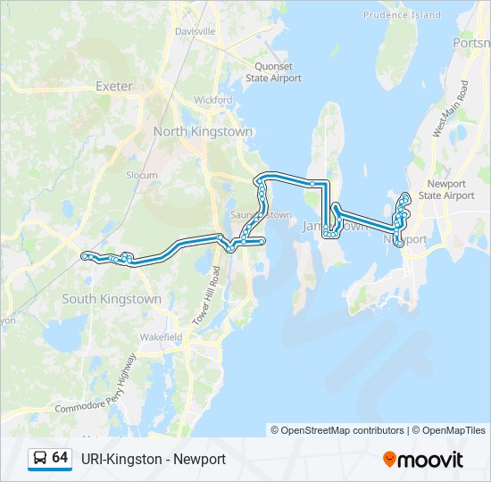 64 Bus Line Map