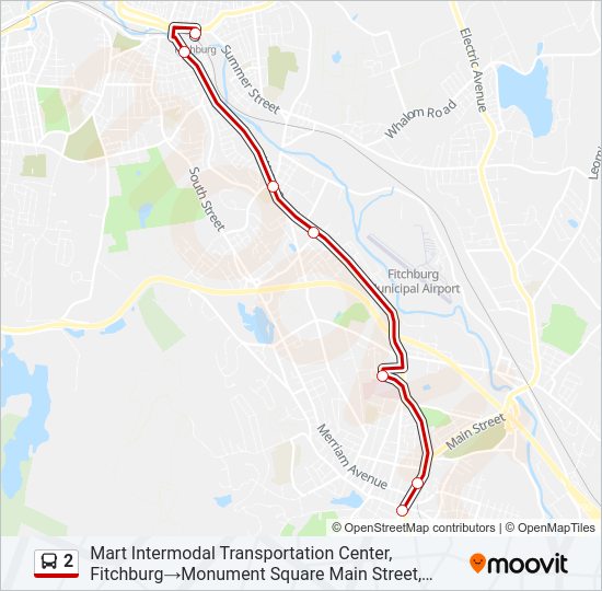 2 bus Line Map