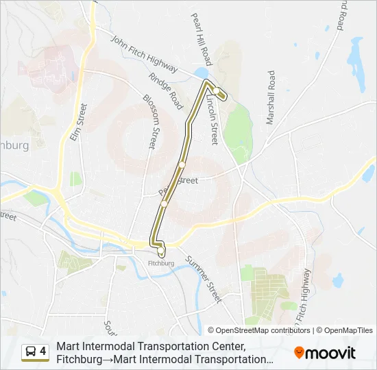 4 Bus Line Map