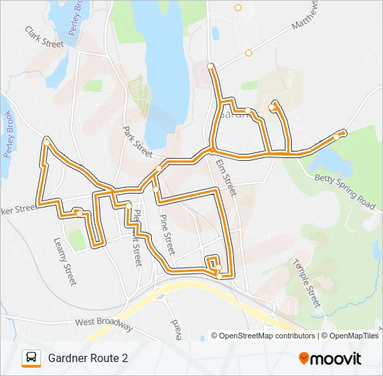 GARDNER ROUTE 2 Bus Line Map