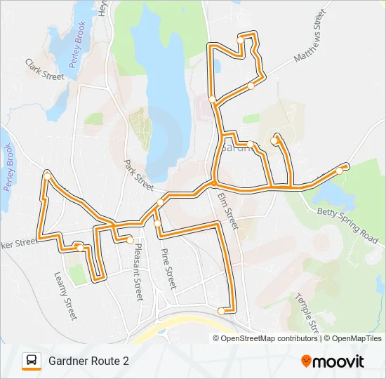 GARDNER ROUTE 2 Bus Line Map