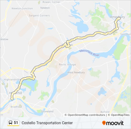 51 Route Schedules Stops Maps Costello Transportation Center