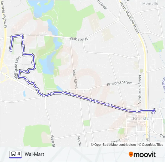 4 Bus Line Map