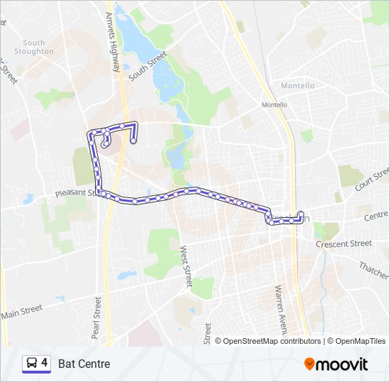 4 Bus Line Map