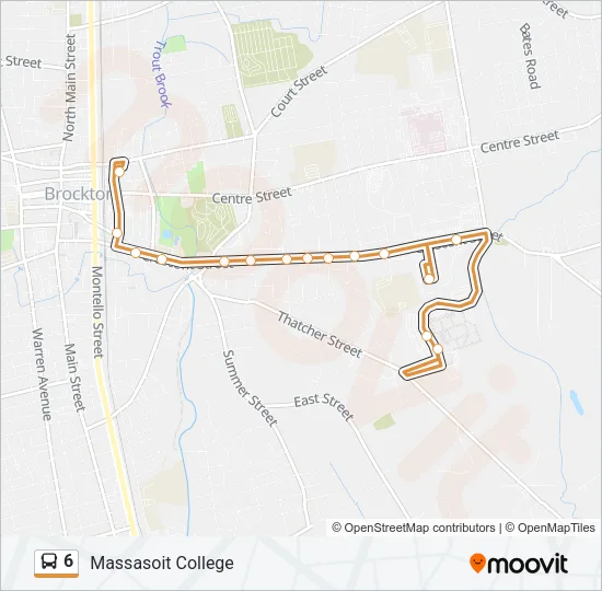6 Bus Line Map