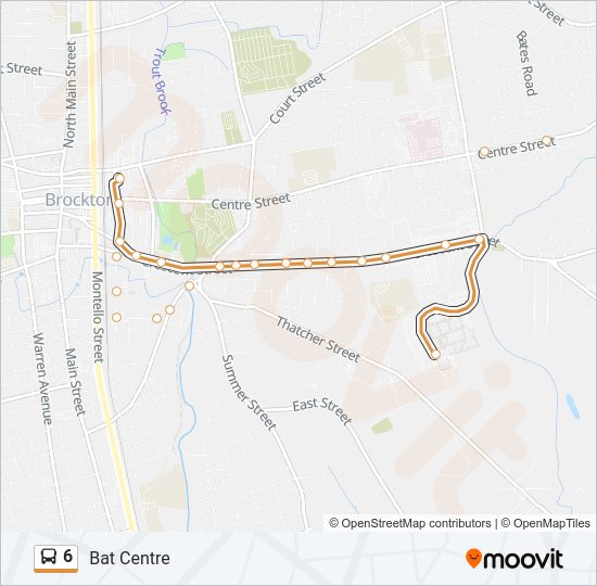 6 Bus Line Map