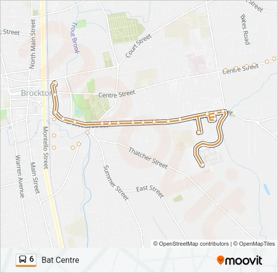 6 Bus Line Map