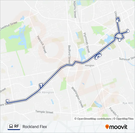 RF Bus Line Map