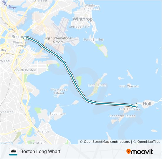 hinghamhull ferry Route Schedules, Stops & Maps BostonLong Wharf