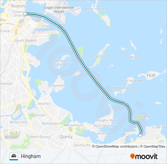 hinghamhull ferry Route Schedules, Stops & Maps Hingham (Updated)
