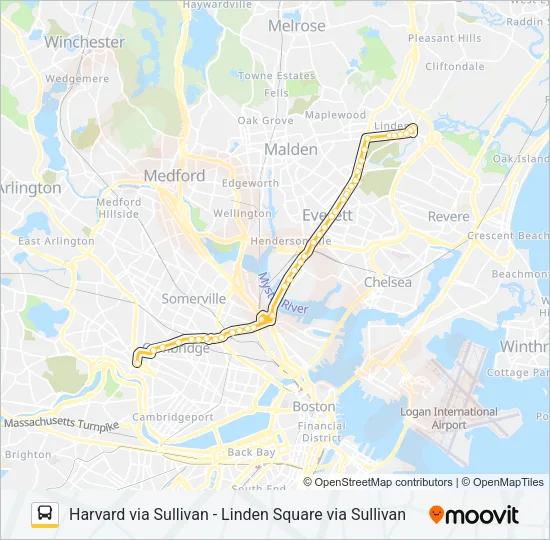 109 Bus Line Map
