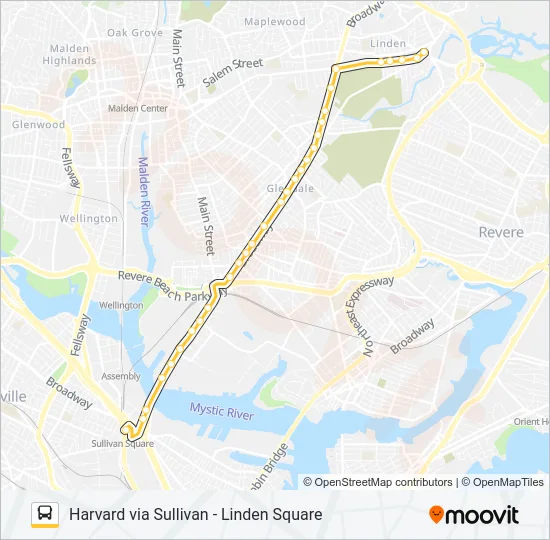 109 Bus Line Map