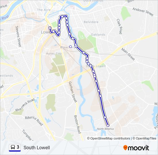 3 bus Line Map