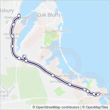 1 Bus Line Map