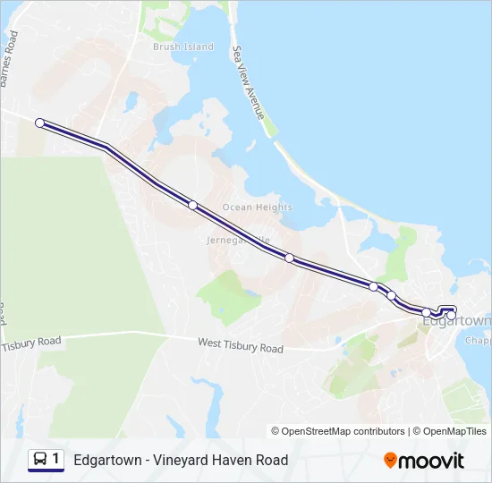 1 Bus Line Map