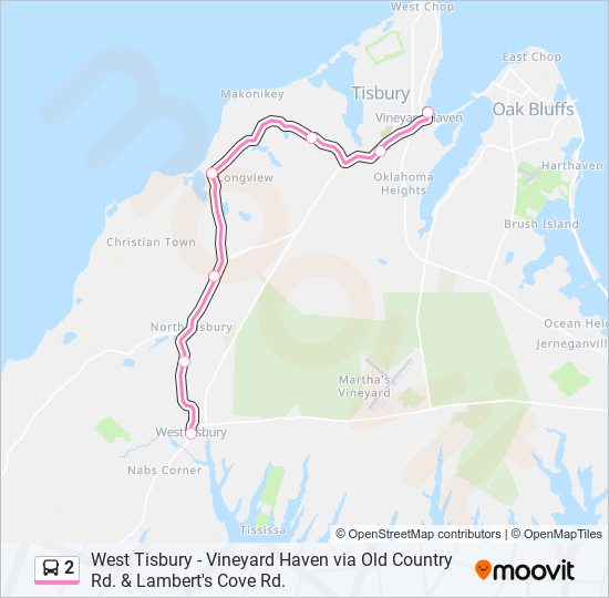 2 bus Line Map