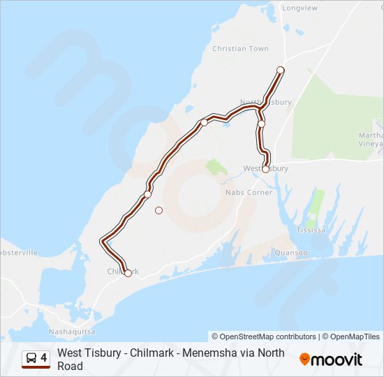 4 Bus Line Map