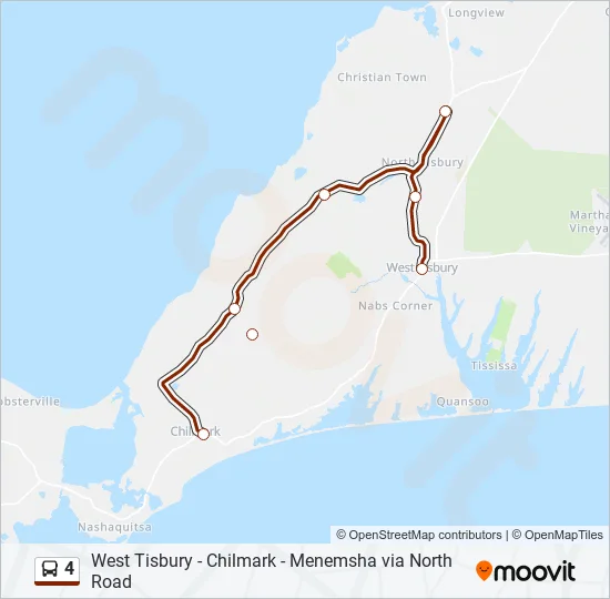 4 Bus Line Map