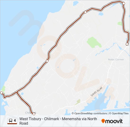 4 bus Line Map