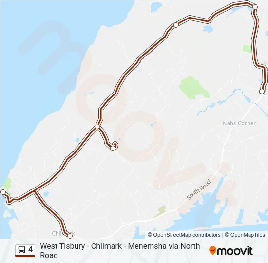 4 Bus Line Map